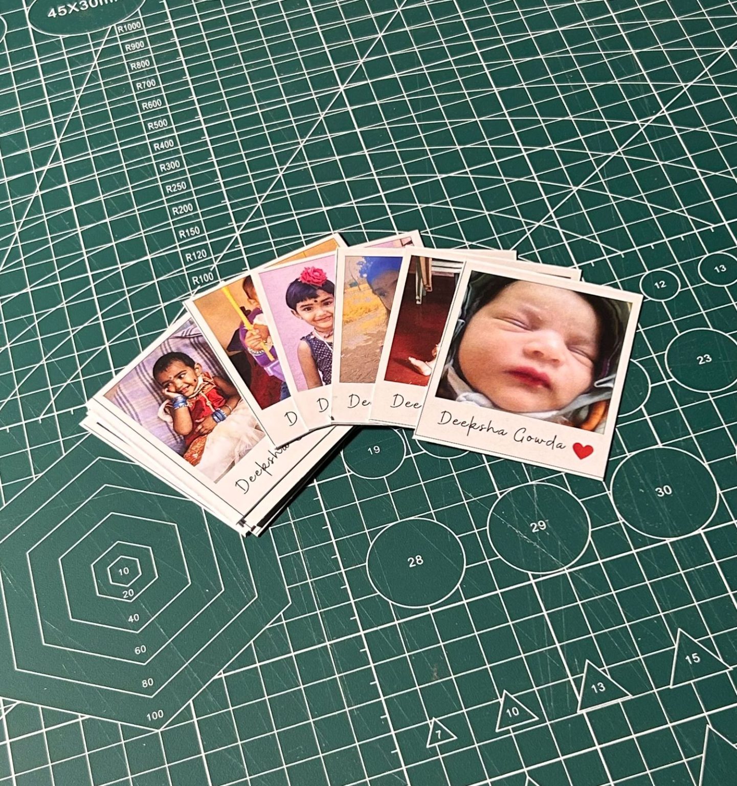 Mini Polaroid Cards